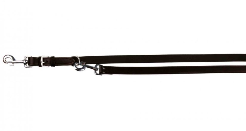 Vodítko kožené ACTIVE S-M 2,00m/13 mm, - černé
