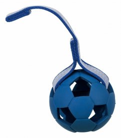 TRIXIE SPORTING ball with holes for tape, natural rubber 7 cm / 22 cm