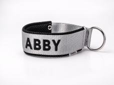 Personalizovaný luxusní polostahovací obojek - COMFORT 3D SILVER