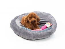Cuddly Covered Pet Bed for Dogs and Cats