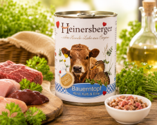 Farmer’s Pot for Dogs - complete meat pâté with beef, veal and duck 400 g