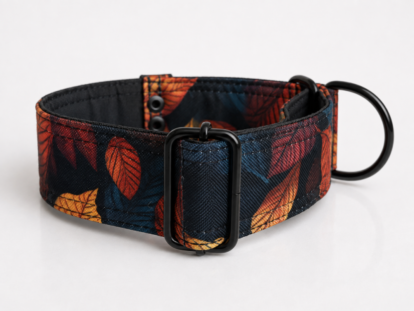 Polostahovací obojek pro psy - LISTY 4cm Polostahovací obojek pro psy - LISTY 4cm