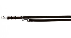 Vodítko kožené ACTIVE S-M 2,00m/13 mm, - černé