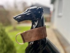 Obojek polostahovací HNĚDÝ 5cm