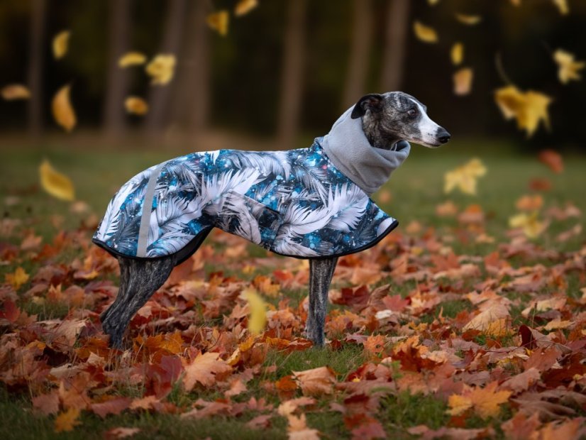 RainStopper Cordura Fleece – odolná nepromokavá pláštěnka pro psy se zateplením