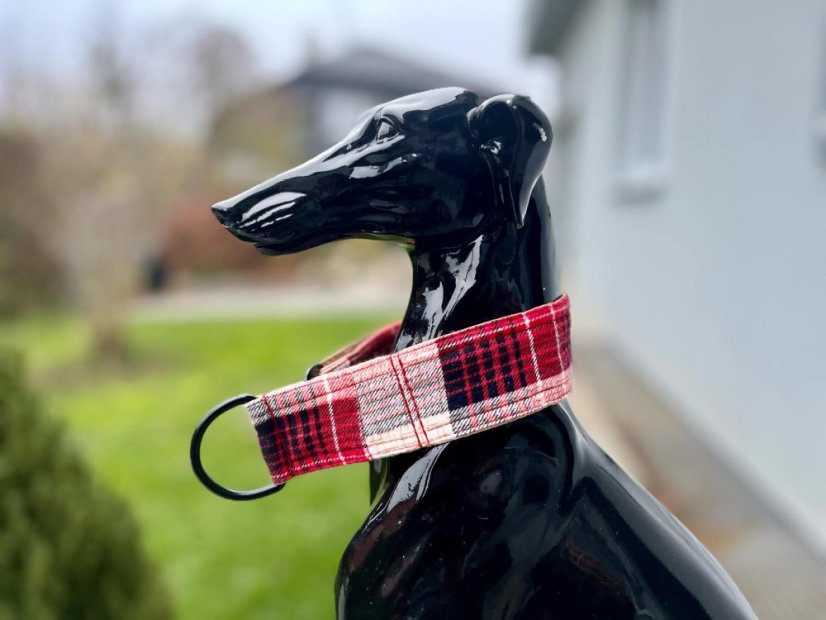 Obojek polostahovací KARO 4cm Obojek polostahovací KARO 4cm