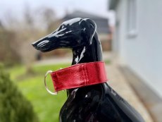 Obojek polostahovací ČERVENÝ 5cm