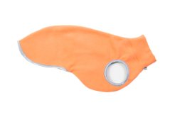 Hřejivá mikina pro psy - DUO ORANŽ-ŠEDO S