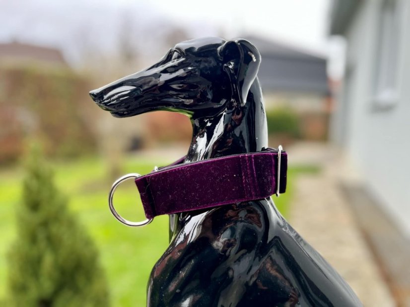 Obojok polostahovací FIALOVÁ 4cm