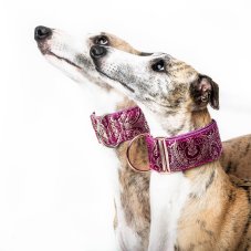 Brokátový luxusný obojok