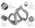 PREMIUM Reflect Reflective Dog Harness, Graphite
