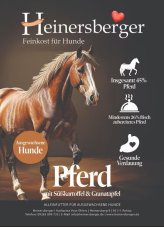 Heinersberger HORSE & SWEET POTATO - Grain Free dog food for sensitive dogs