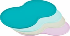 Place setting with raised edge, 48 x 27 cm, silicone