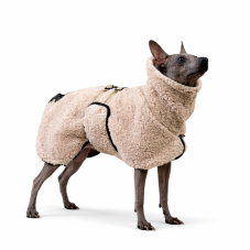 SHERPA TAIL-UP COAT – beránková bunda pro psy s ocáskem nahoru