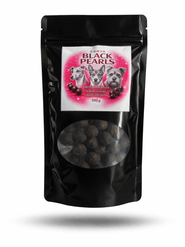 ZARYA BLACK PEARLS – funkčné pamlsky pre psy na tréning aj cestovanie