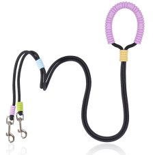 Macaron Fashion Duo – handsfree dvojité nylonové vodítko pre dvoch psov