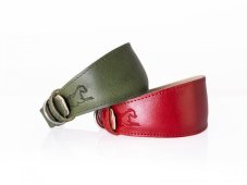 Padded leather collar LUX
