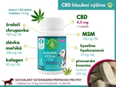 CBD Kloubní výživa pro psy – Podpora pohyblivosti a zdravých kloubů