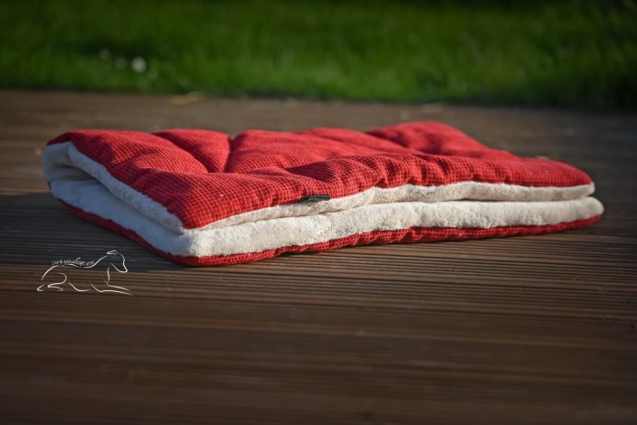 DEKA DOXIES - Barva: deka hnědá hladká, Velikost: 90x75 cm