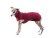 Red-burgundy melange sweater for dogs - size XS