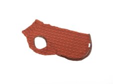 Dog T-shirt for Dogs with Upright Tail – BROWN, Size M