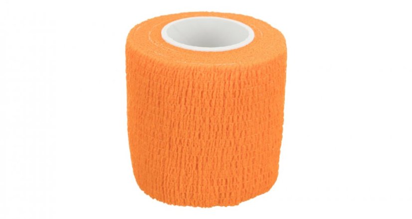 Self-retaining bandage wrap 5 cm/4.5 m (14x green, 13x orange)