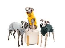 Polar fleece sweatshirt for dogs with reflex