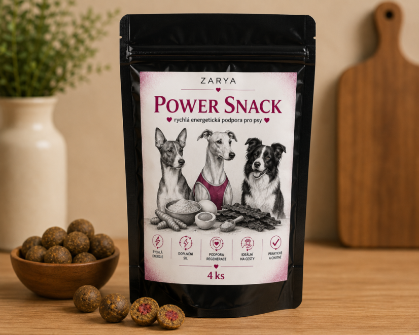 POWER SNACK - rychlá energetická podpora pro psy