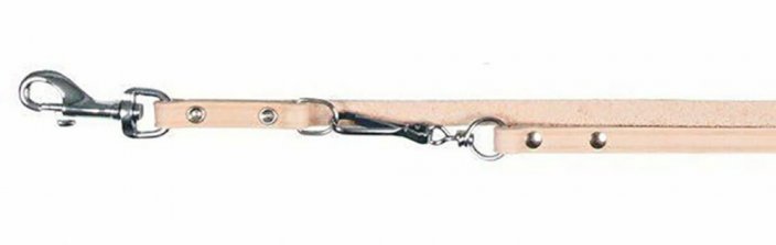 TRIXIE Switching leather leash XS-S 2.00 m / 10 mm, natural