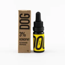 CBD PRO PSY 3% V KONOPNÉM OLEJI | VETERINÁRNÍ PŘÍPRAVEK 10ml-300 mg CBD