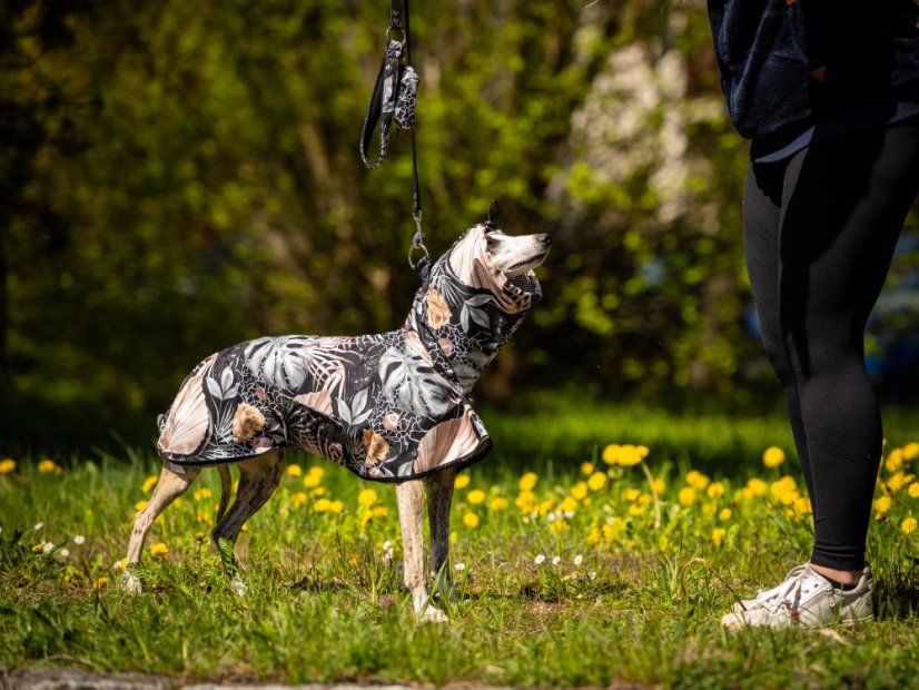 FLORAL HUNT RAINCOAT – lehká softshellová pláštěnka pro psy