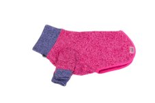 Sveter pre psov s chvostíkom hore – DUO PINK/LILAC, vel. XXS