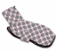 PINK CHECK ICON COMPLETE SET – obojek, vodítko, zásobník na sáčky a pláštěnka