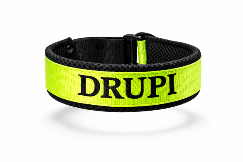 COMFORT 3D NEON – personalizovaný polostahovací obojek pro psy