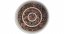 Keramická miska na pomalé kŕmenie, kruhy, 0,45l / 14cm, šedomodrá