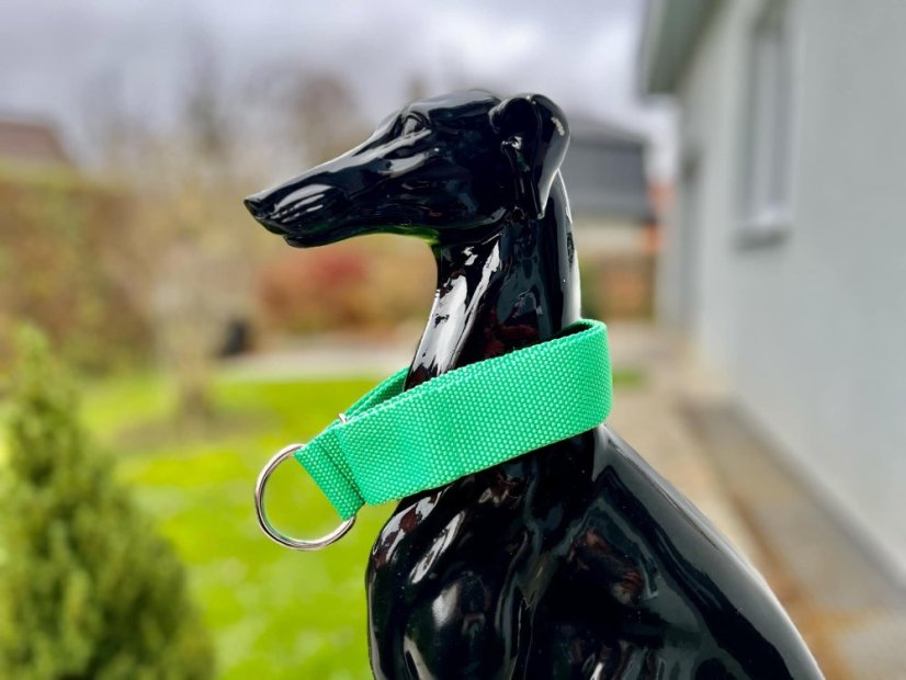 Obojok polostahovací ZELENÝ 4cm