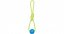Aqua Toy rope with rubber ball, floating, ø 6 x 40 cm, polyester/TPR