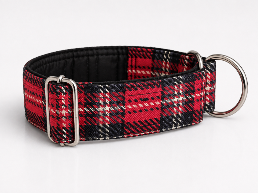 Polostahovací obojek pro psy - KARO 4cm