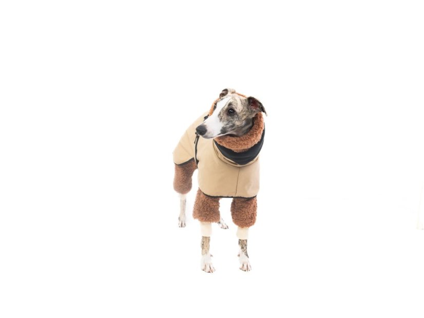 Minimalistická bunda pro psy