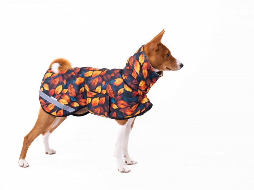 Cordura WarmTail RainShell – funkční hřejivá pláštěnka pro psy s ocáskem nahoru