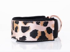 Semi-retractable collar lined with soft GUZI ANIMAL