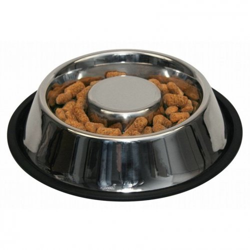 Stainless steel anti-swallow bowl, 500 ml