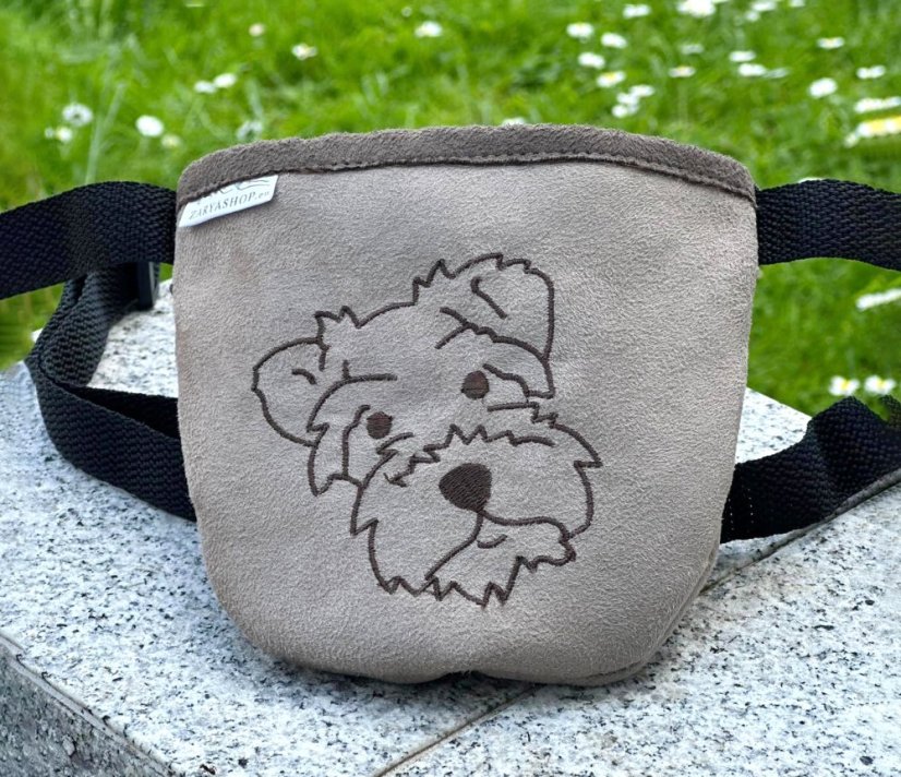 Pamlskovník výstavní s výšivkou 12x15cm