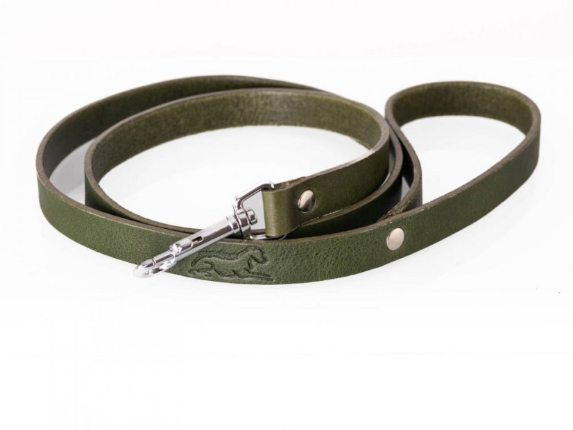 Kožené vodítko ZARYA šířka popruhu 15 mm