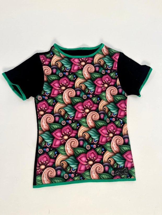 Dámské tričko KVĚTY S